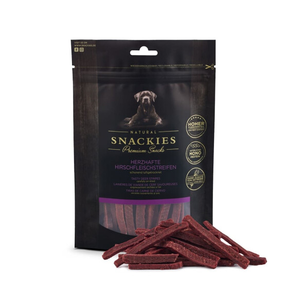 8+1 Vorteils-Set Herzhafte Hirschfleischstreifen 170g